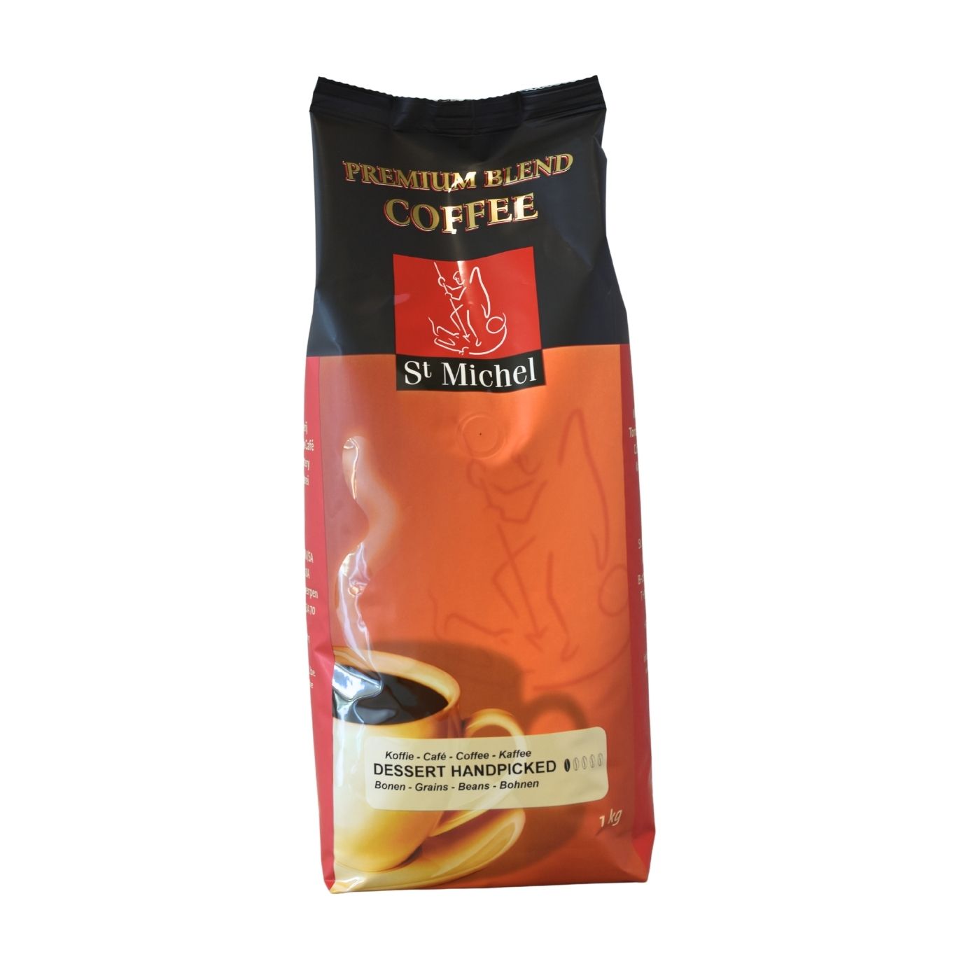 Koffie DESSERT 100� Arabica handpicked 6x1000g bonen valve