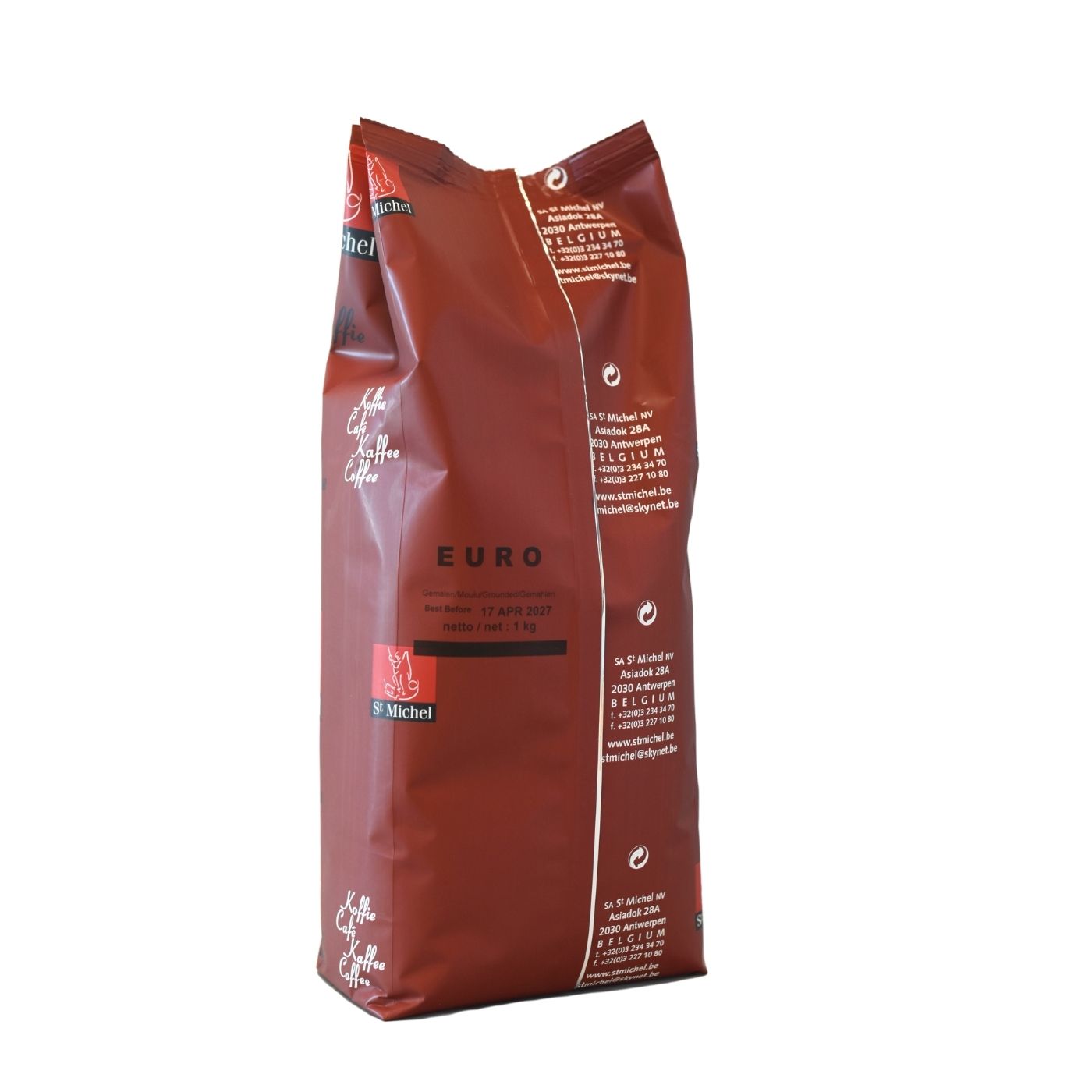 Koffie St Michel Euro Gemalen Koffie 6x1000g Ventielzak