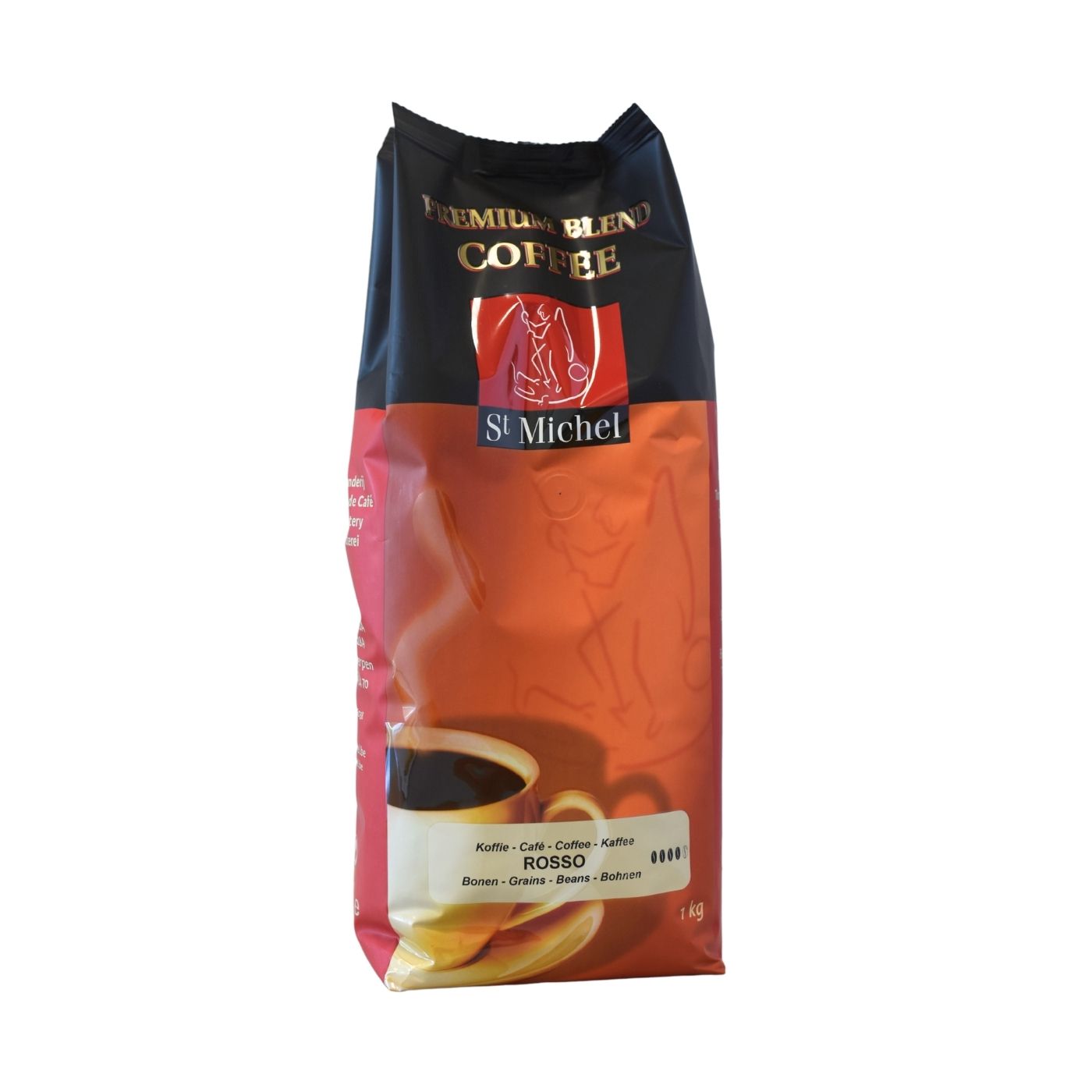 Koffie St Michel Rosso koffiebonen 6x1000g donker gebrand