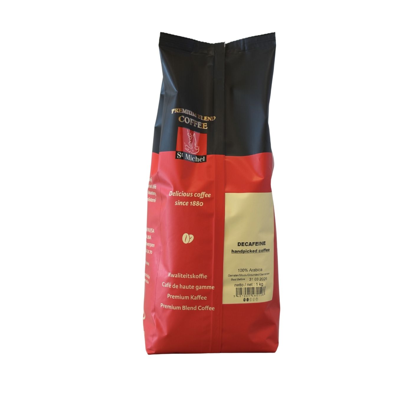 Koffie St Michel Deca gemalen koffie 1000g 100% arabica