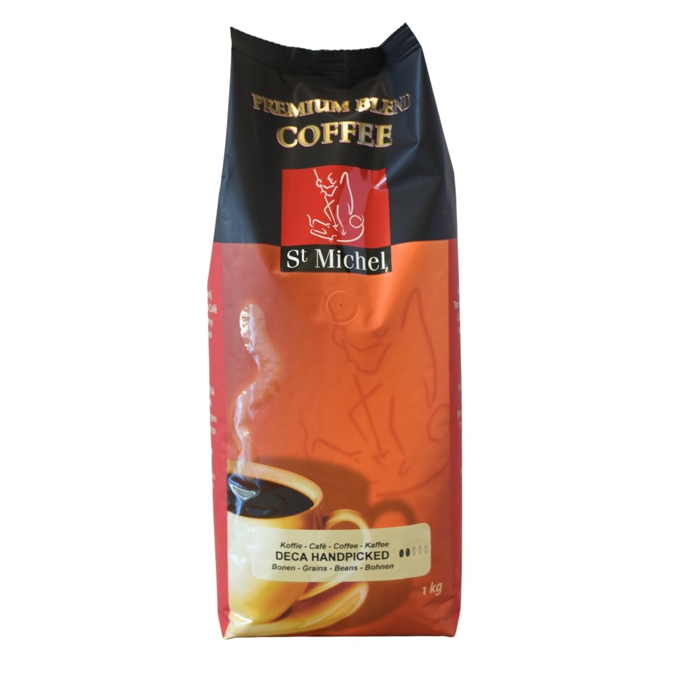 Koffie St Michel Deca Koffiebonen 1000g Cafeïnevrij 100% Arabica